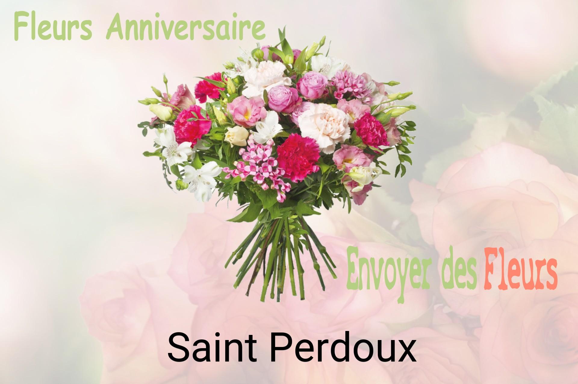 Bouquet de fleurs d’anniversaire livré à Saint-Perdoux