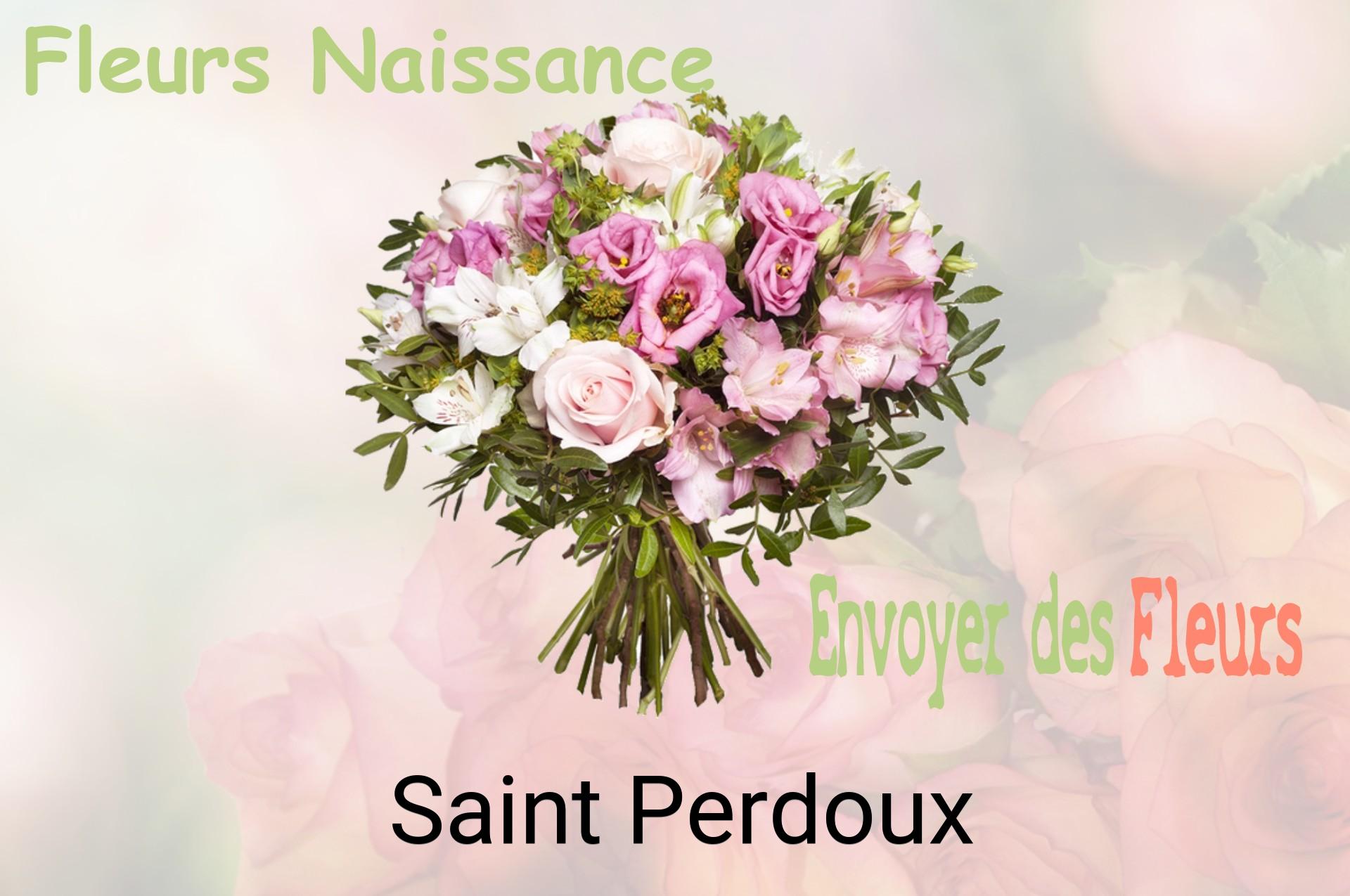Bouquet de fleurs de naissance livré à Saint-Perdoux